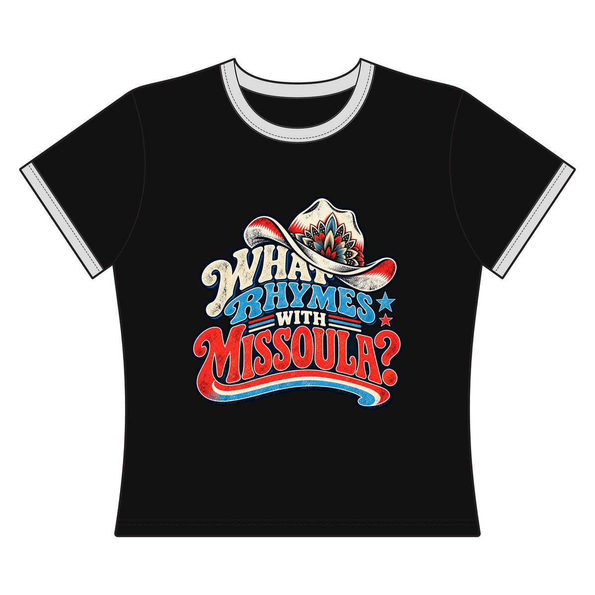 Concert Series 05 Women's Cropped Ringer Tee
