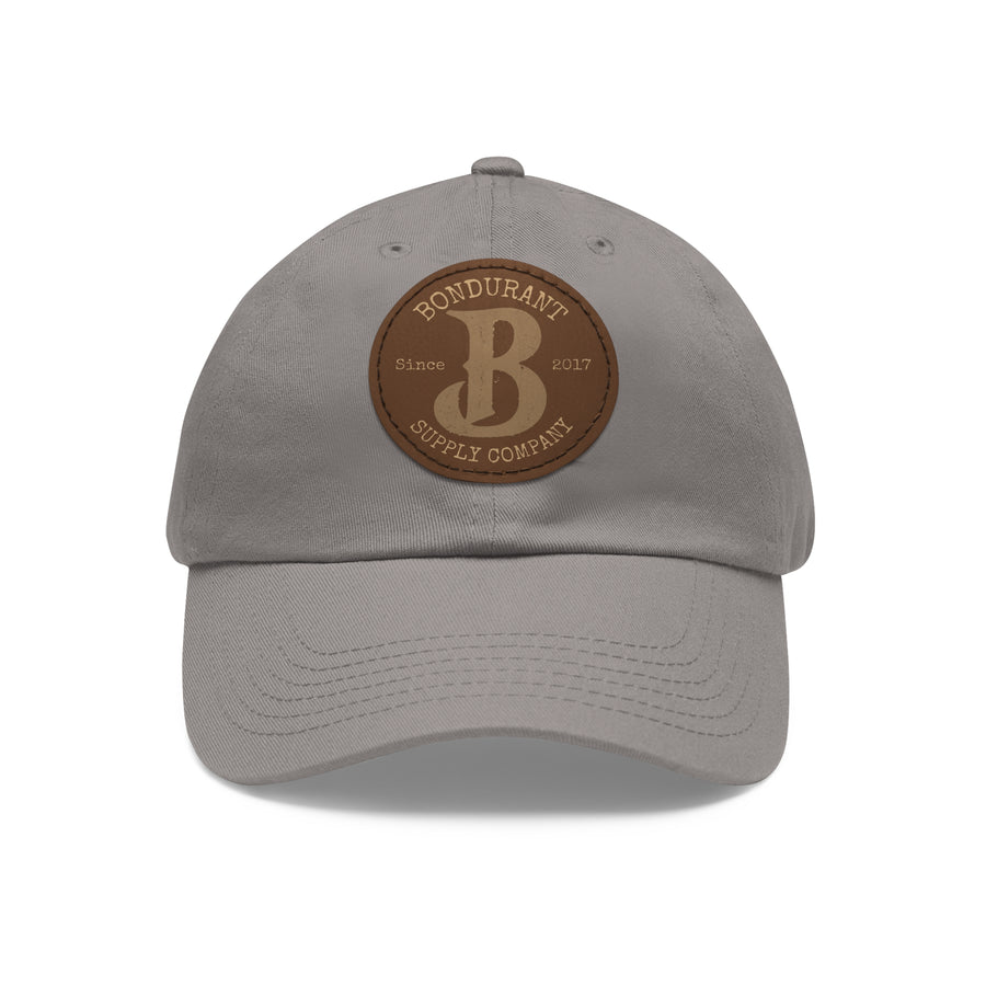 BSC Original H08 Dad Hat Round Leather Patch