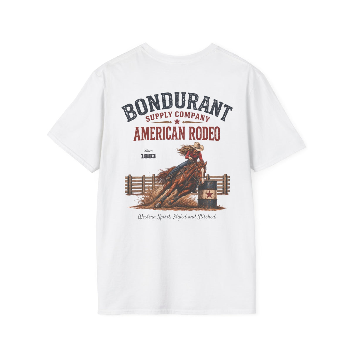 American Rodeo 004 Barrel Racer Tee