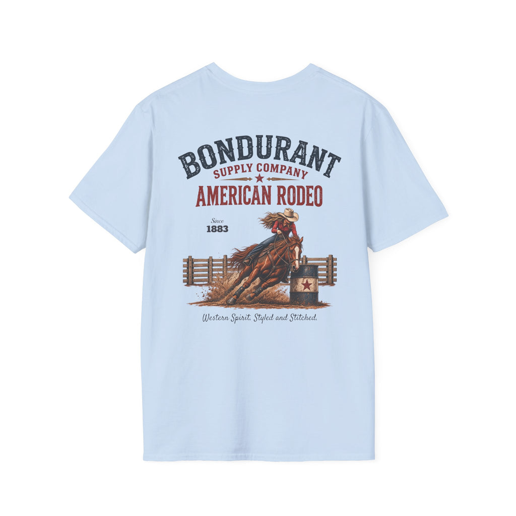 American Rodeo 004 Barrel Racer Tee