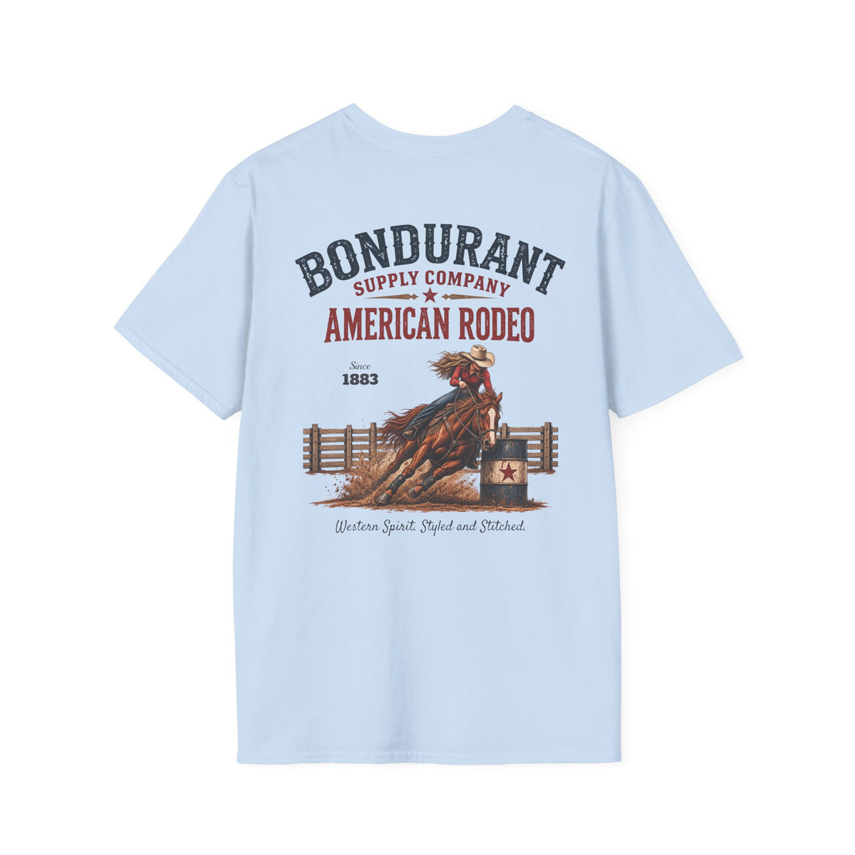 American Rodeo 004 Barrel Racer Tee