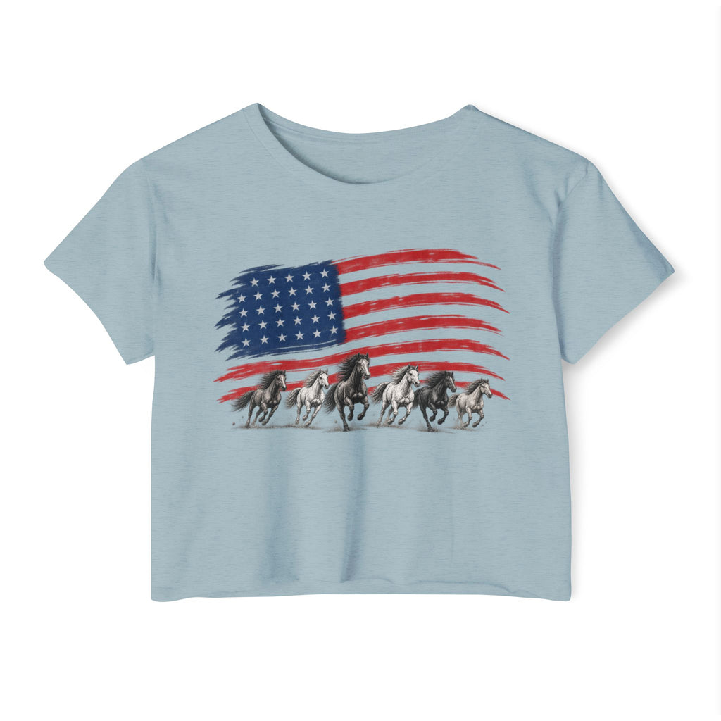 American Rodeo 002 Wild Horses Tee