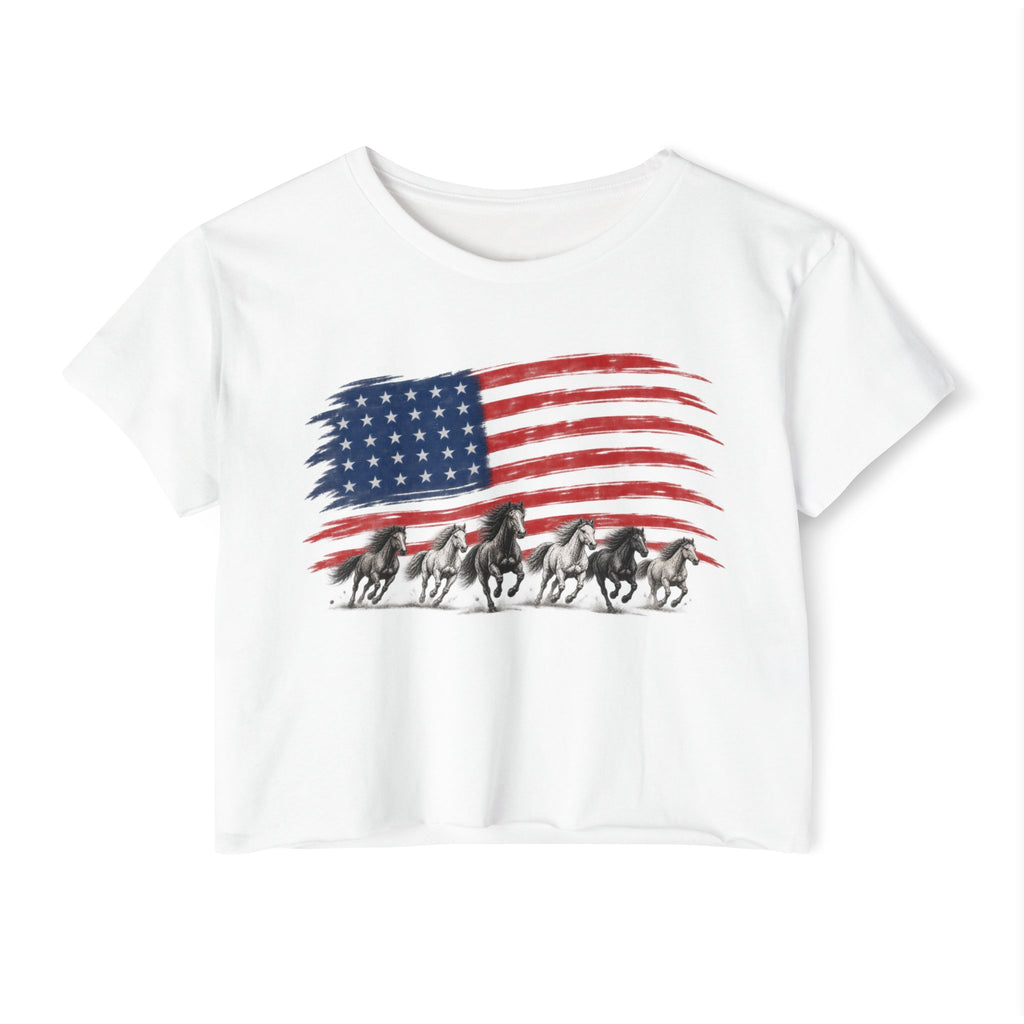 American Rodeo 002 Wild Horses Tee
