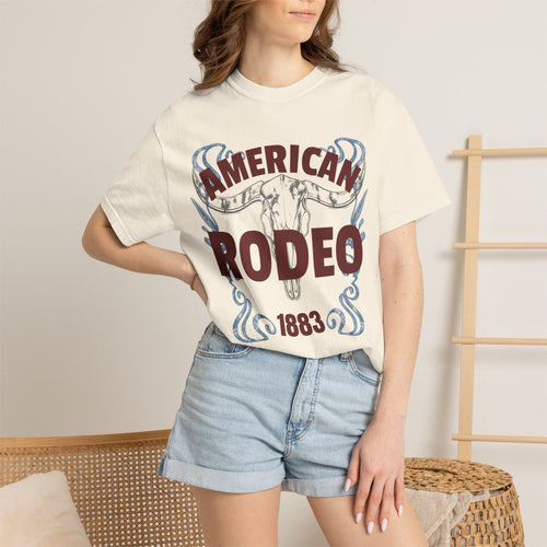 American Rodeo 001 Steer Skull Tee