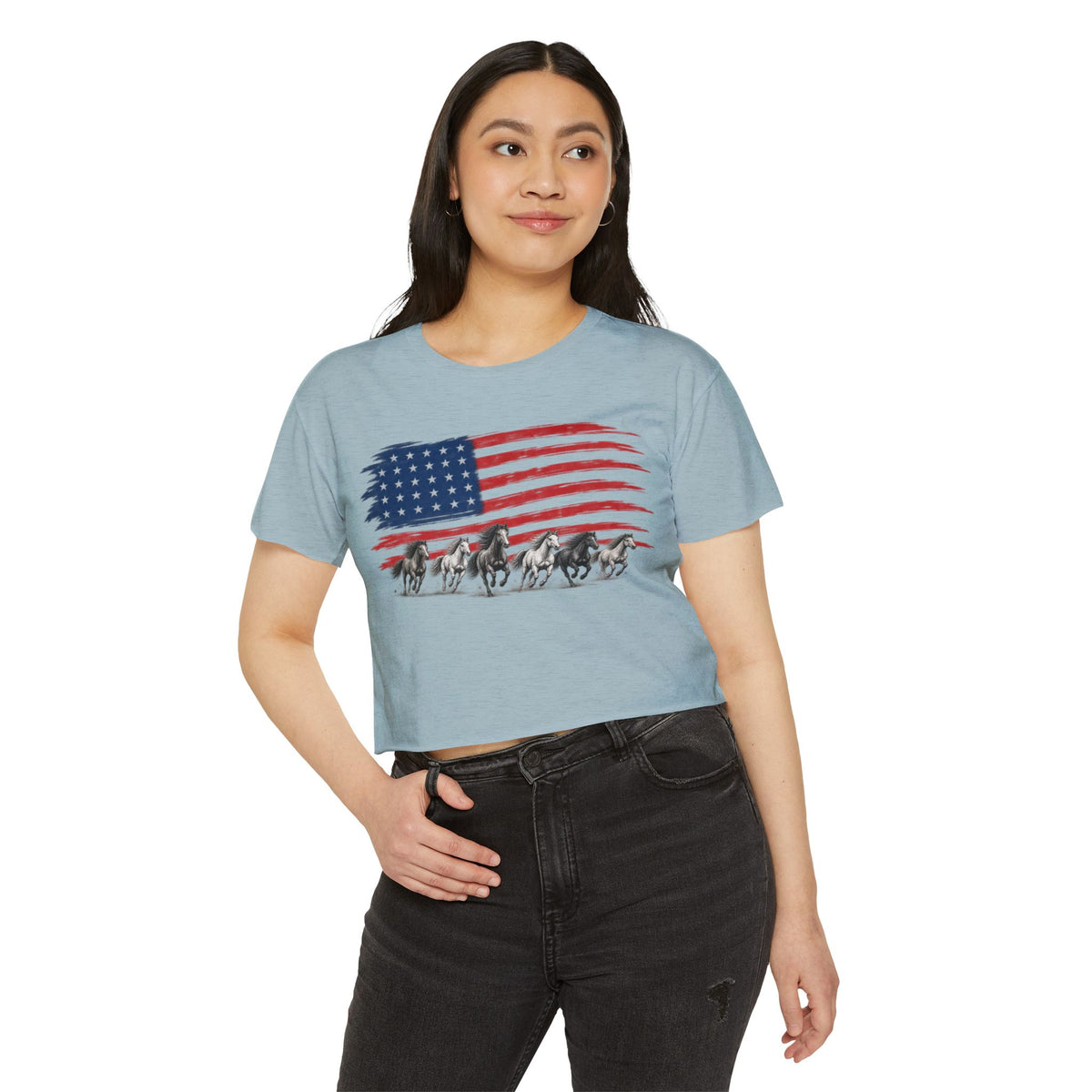 American Rodeo 002 Wild Horses Tee