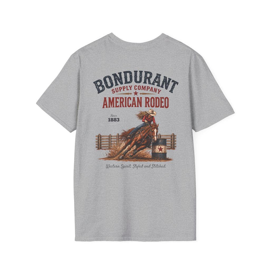 American Rodeo 004 Barrel Racer Tee